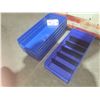 Image 1 : Bac de plastique / Blue Plastic Bin 7"1/2 x 16"3/4 x 4"