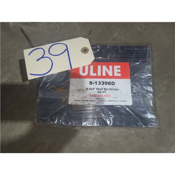 ULINE Shelf Bin Divider (separateur) Pack of 50
