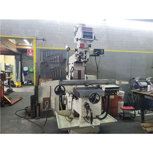 EUMEGA MDV-6SR Milling Machine with DRO