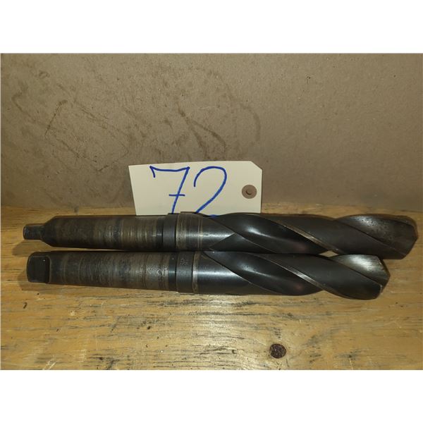 Set(2) of Taper Shank Drill 1"3/8 & 1"1/2