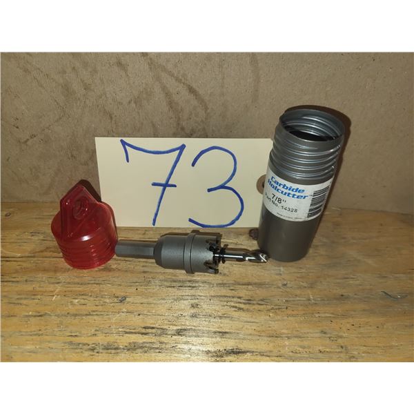 New Hougen Carbide HolCutter 7/8"