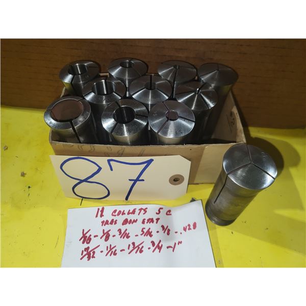 Lot(11) of 5C Collets