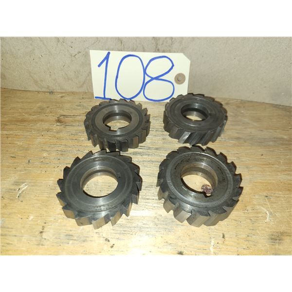 Lot(3) of Milling Cutter 3"
