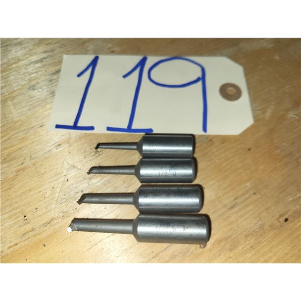 Lot(3) of HSS Boring Bar 1/2"-2.5-3-4-5