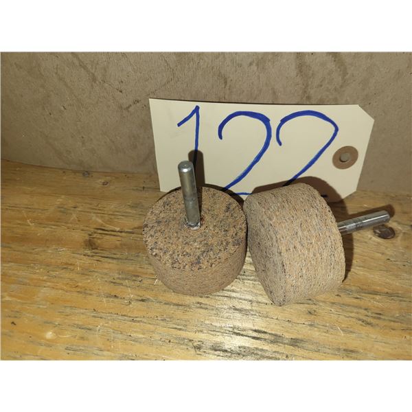 Lot(2) of Buffing Wheel shank 1/4"