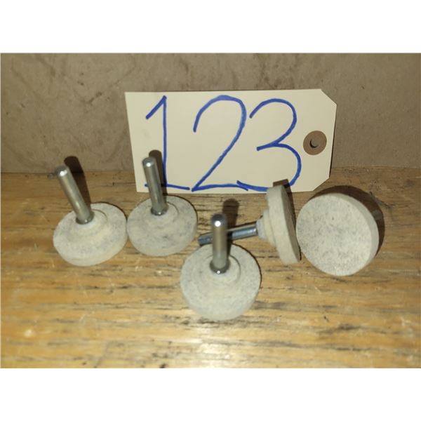 Lot(5) of Buffing Wheel shank 1/4"