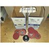 Image 1 : Set(2) of Box(5) of MERIT PowerLock Disc 3" Gr.36 & 60 with Mandrel
