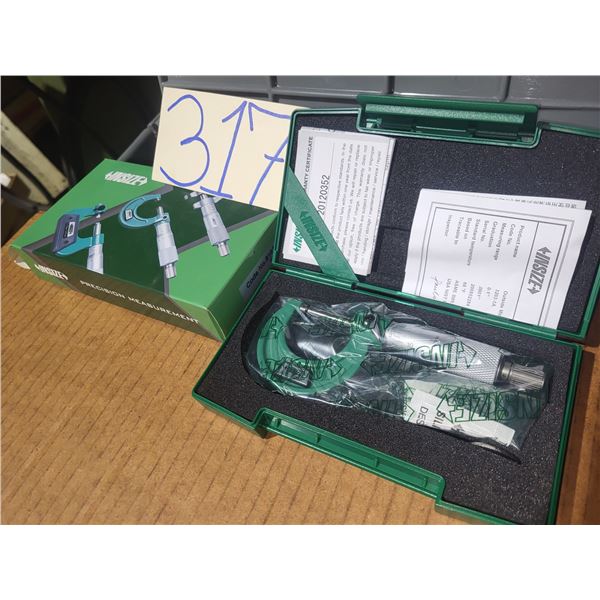 New INSIZE Micrometer 0-1"