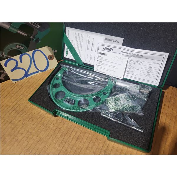New INSIZE Micrometer 3-4"