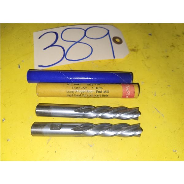 MORSE End Mill  R.H. Cut L.H. Helix 1/2"