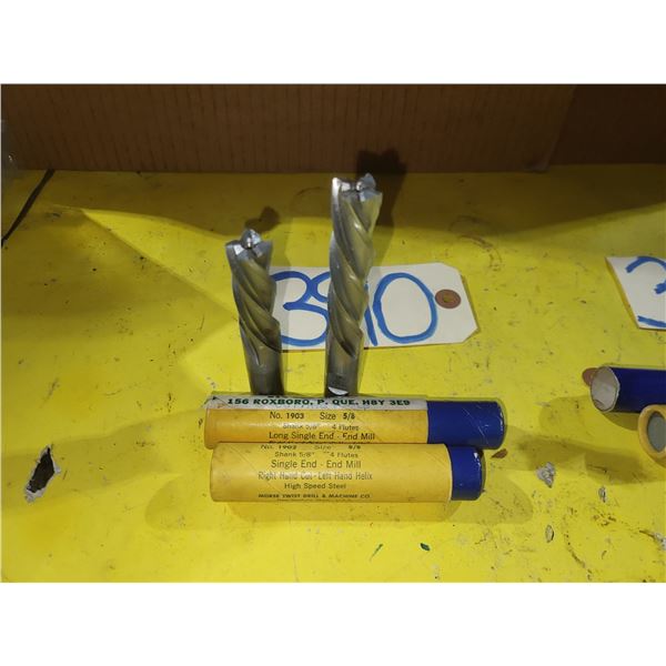 MORSE HSS R.H. Cut End Mill 5/8" 4fl. L.H. Helix