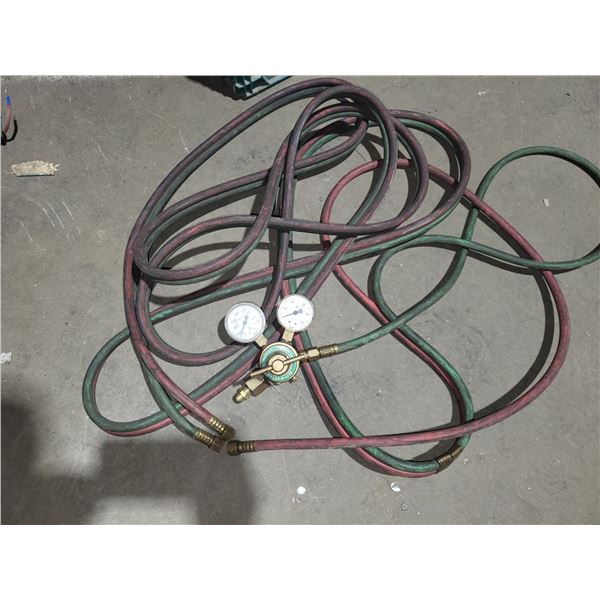 PREST-O-LITE Oxygen Hose and Regulator