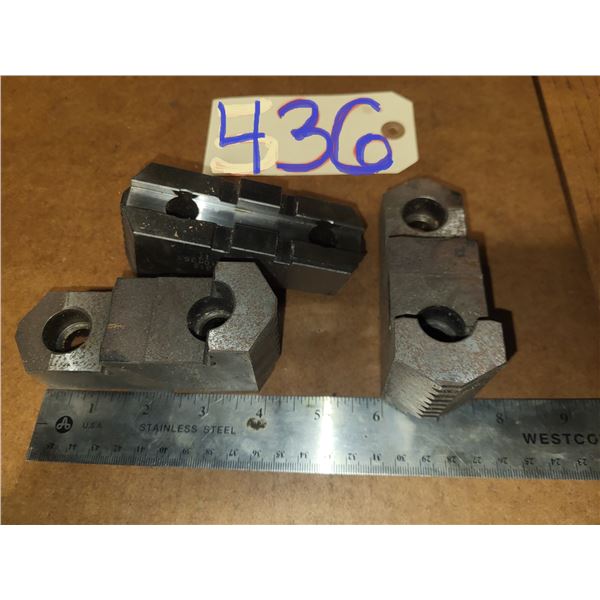 Jaw Set(3) 4"1/2 x 1"1/2 for Chuck