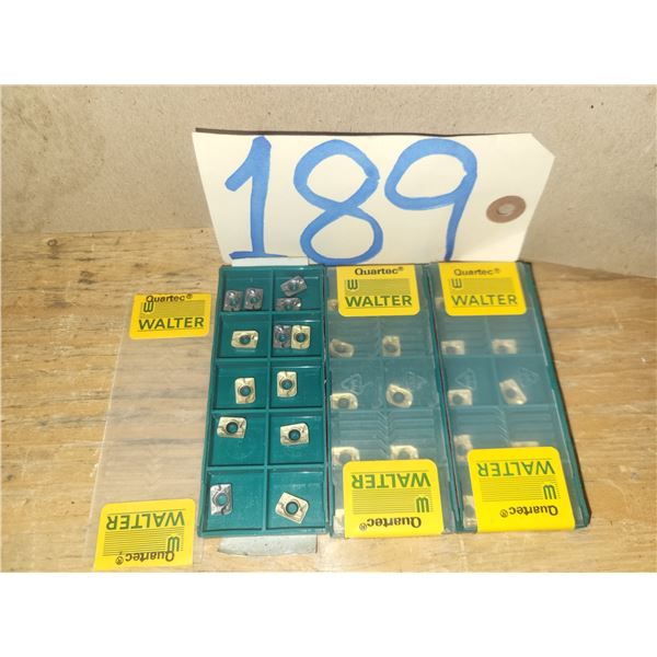 Lot(33) of New Walter Inserts APMT090308R/316R/330R-F56