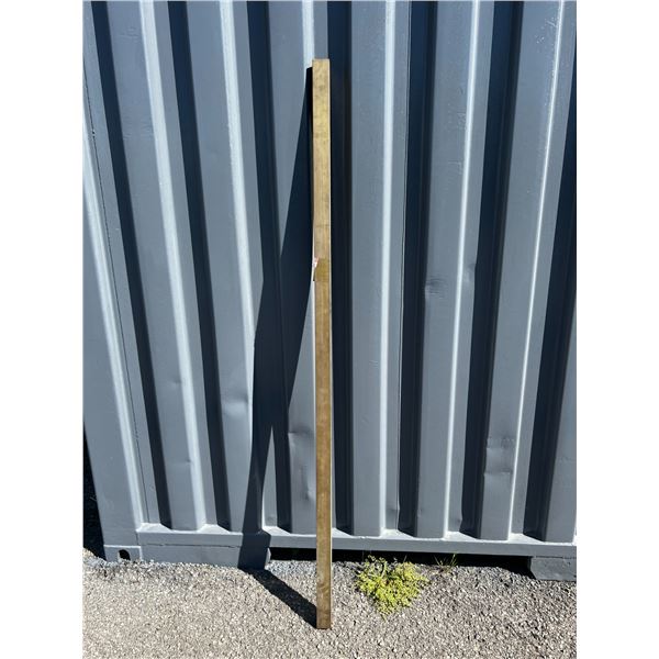 LAITON TUBE CARRÉE 2 X 74 X ,07