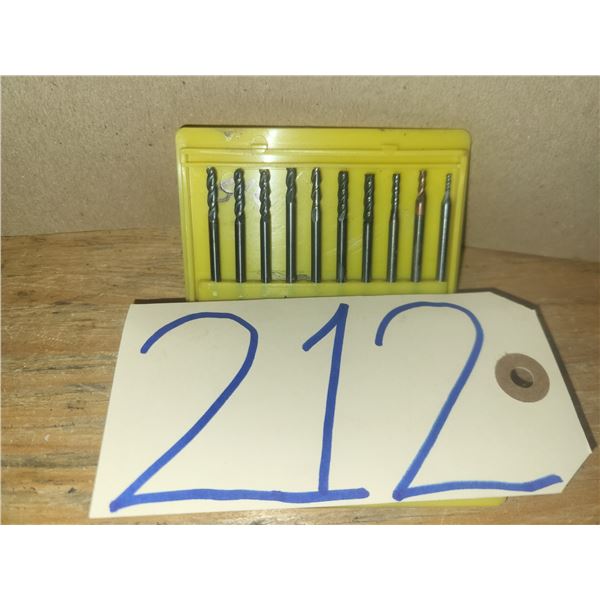 Box(10) of Assorted End Mill shank 1/8"