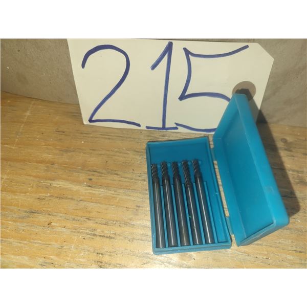 Lot(5) of Solid Carbide End Mill 5/32" 5fl.