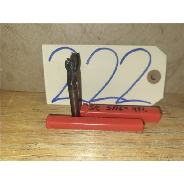 Solid Carbide End Mill 5/16" 4fl.