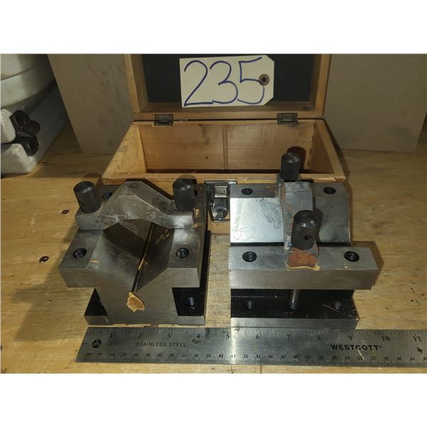 Set of Precision V-Block 4"1/8 & Clamp