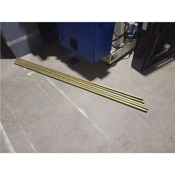 Lot(5) of Brass Rod 72" x 15/16"