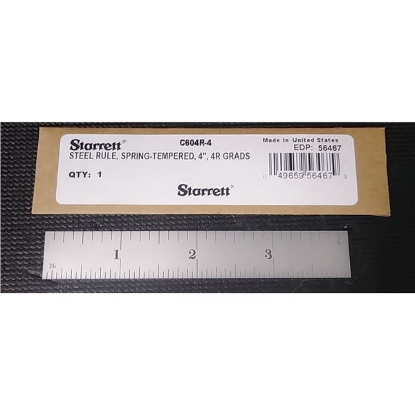 New Starrett 4" rule