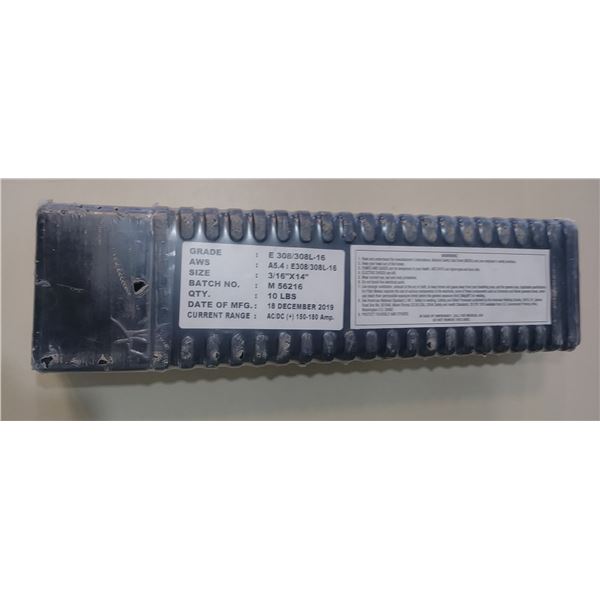 Weldcote Metals Stainless Steel Electrodes, 308L-16, 3/16" Dia. 10lbs