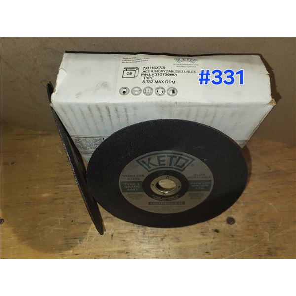 Box(25) of KETO Lightning Kut Disc 7"