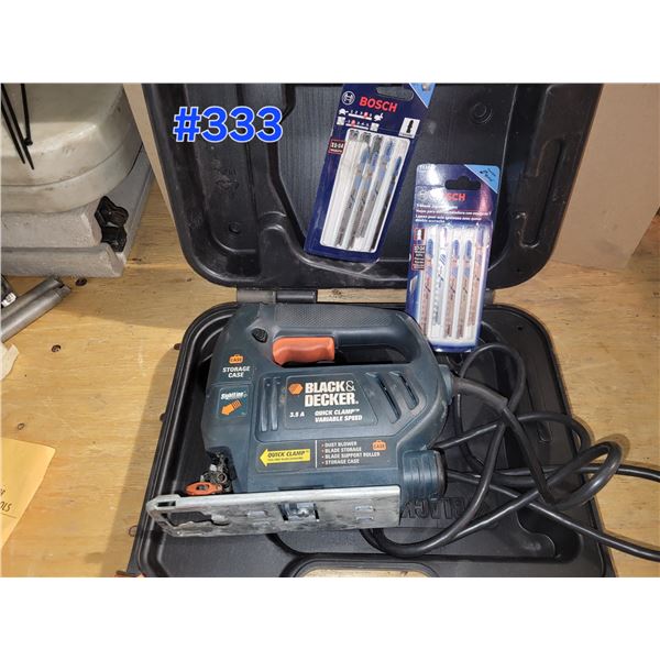 Black & Decker Jig Saw 3.5a with blades