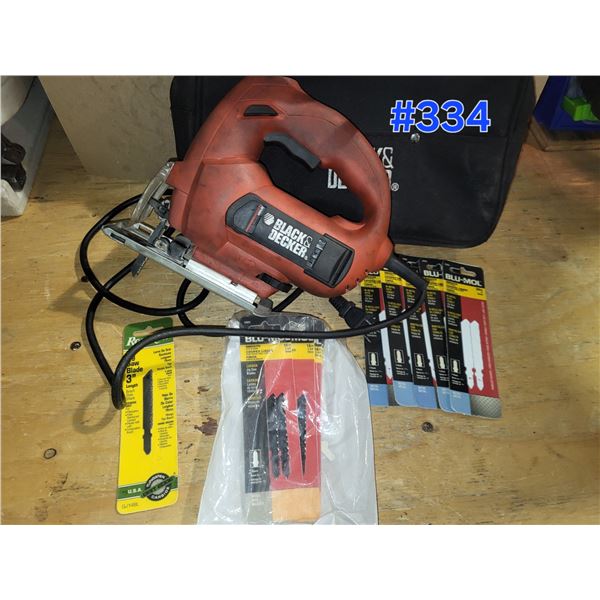 Black & Decker Jig Saw 4.5a with blades