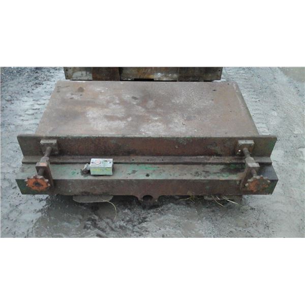 Dessus de table en fonte 37" × 50"