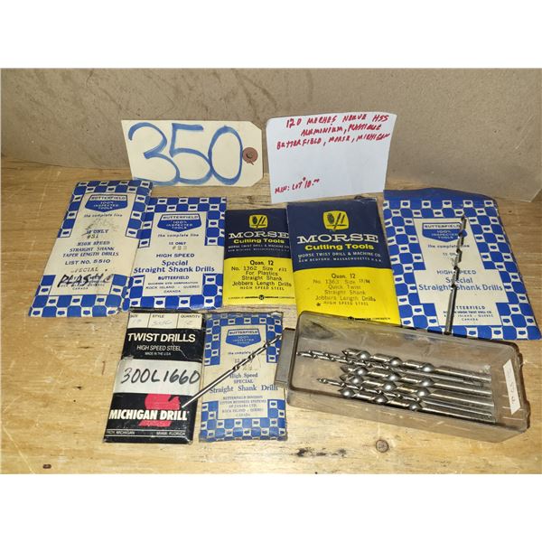 Lot(120) of HSS Drill for plastic , Wood and more