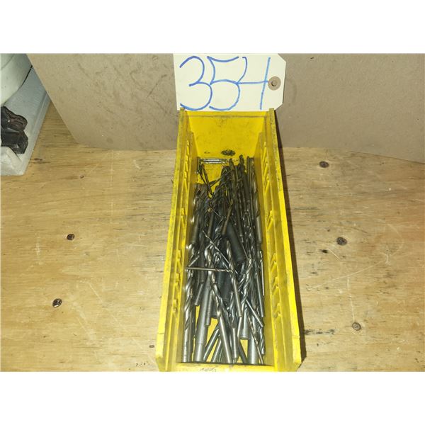 Bin with assorted Drills