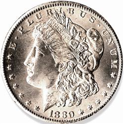 1880-CC GEM CARSON CITY MORGAN SILVER DOLLAR-SUPER NICE HIGH GRADE VAM