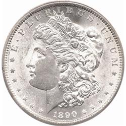 BETTER DATE 1890-S MORGAN SILVER DOLLAR-MS64