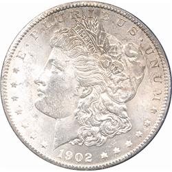 SEMI KEY 1902-S MORGAN SILVER DOLLAR-MS63 LIGHT TONING