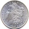 Image 1 : NICE 1887 MORGAN SILVER DOLLAR-MS 64