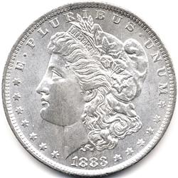 1883-O US MORGAN SILVER DOLLAR-MS65 HIGH GRADE