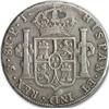 Image 2 : 1808/9 PTS PJ BOLIVIA SILVER 8 REALES-CHARLES IIII-XF with chop marks obverse