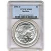 Image 1 : 2001-D SILVER BUFFALO COMMEMORATIVE DOLLAR-PCGS MS69