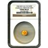 Image 1 : RARE 1904-MO LOUISIANA PURCHASE EXPO 1/4 25CENT GOLD TOKEN -NGC MS 63