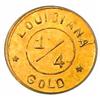 Image 3 : RARE 1904-MO LOUISIANA PURCHASE EXPO 1/4 25CENT GOLD TOKEN -NGC MS 63
