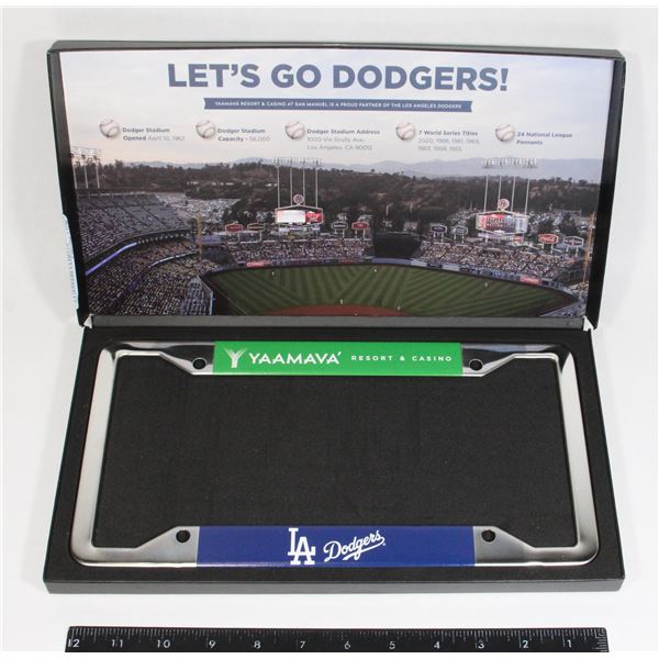 BRAND NEW WITH COLLECTOR BOX LA DODGERS YAAMAVA