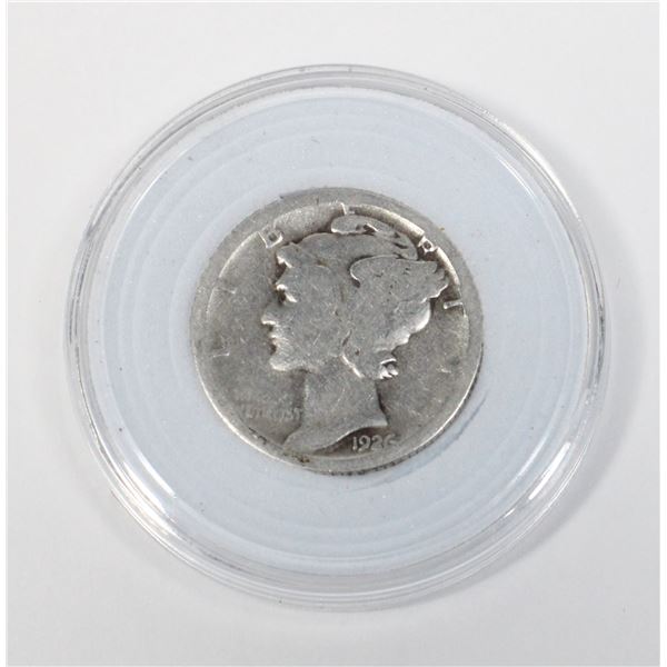 1926 USA MERCURY DIME 90% SILVER