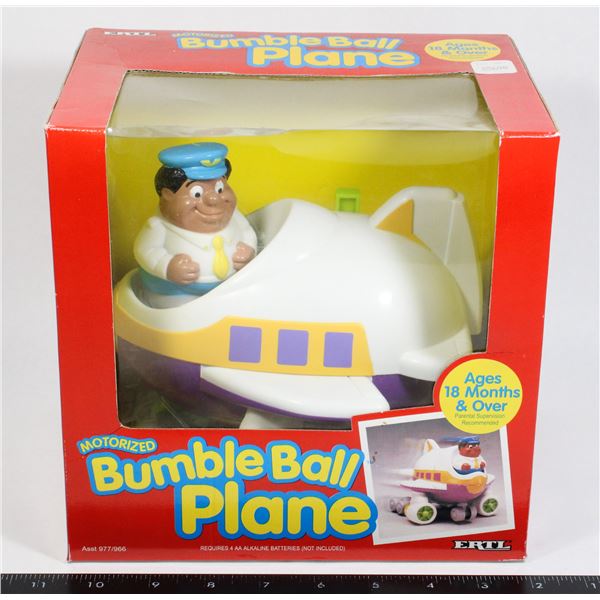 1995 ERTL MOTORIZED BUBBLE BALL PLANE AGES 18