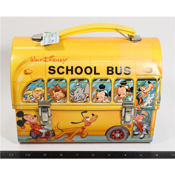 VINTAGE WALT DISNEY LUNCH BOX WITH THERMO BOTTLE