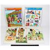 Image 1 : BUNDLE OF VINTAGE PRESCHOOL FRAME-TRAY PUZZLES