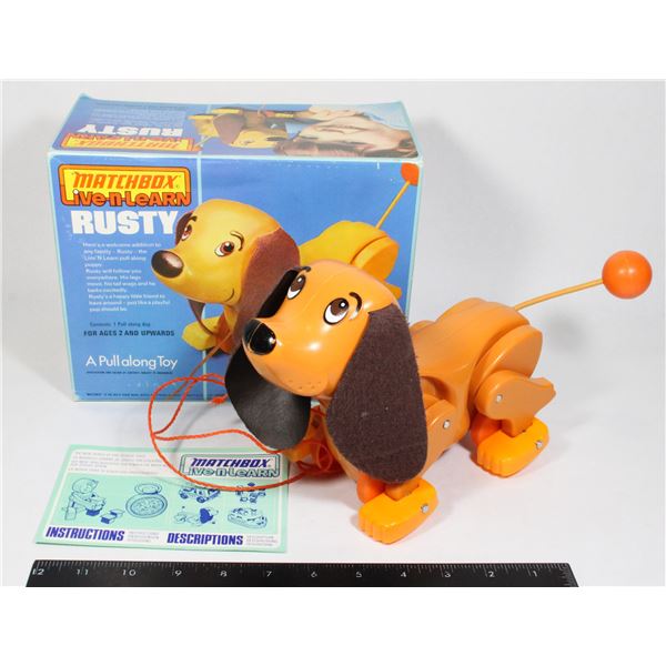 VINTAGE MATCHBOX LIVE-N-LEARN RUSTY