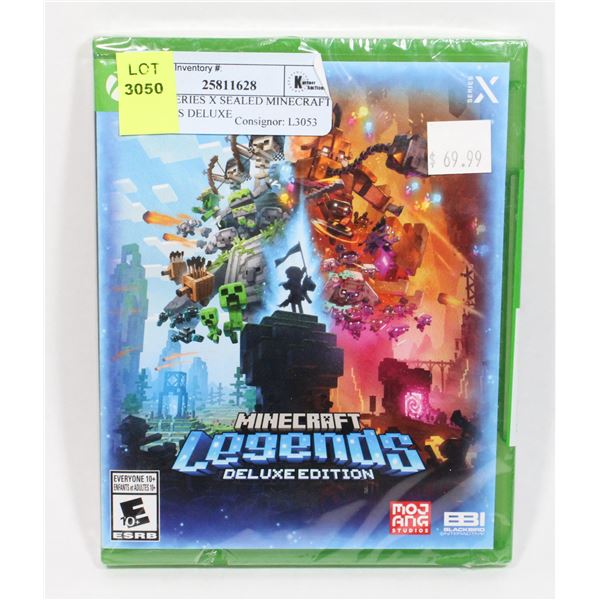XBOX SERIES X SEALED MINECRAFT LEGENDS DELUXE