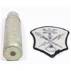 Image 2 : 20 MM DUMMY ROUND CASING WITH A MILITARY PATCH