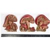 Image 1 : SET OF THREE VINTAGE MUSHROOM PIECES